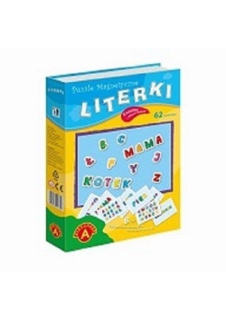 Puzzle magnetyczne - Literki ALEX