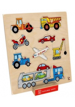 Puzzle z uchwytami - Pojazdy