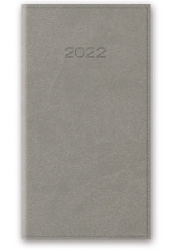 Kalendarz 2022 11T A6 kieszonkowy szary vivella