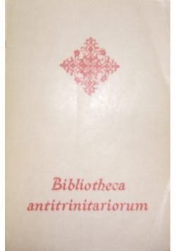 Bibliotheca antitrinitariorum