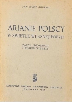 Arianie Polscy W świetle Własnej Poezji ,1948 r.
