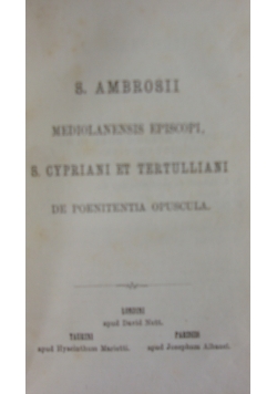 Sanctorum Patrum nr 5, 1869 r.