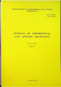 Journal of theoretical and applied mechanics