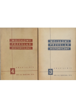 Wojskowy Przegląd Historyczny Nr 3 i 4
