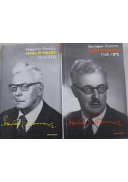 Stomma Pisma wybrane Tom II i III