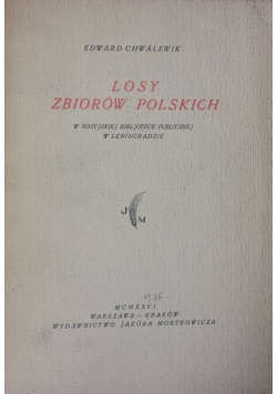 Losy zbiorów polskich, 1926 r.