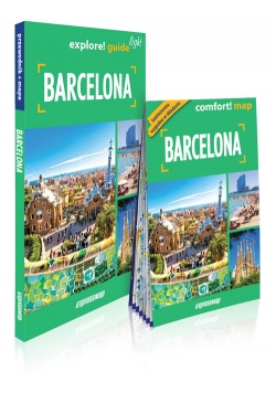 Barcelona 2w1: przewodnik light + mapa