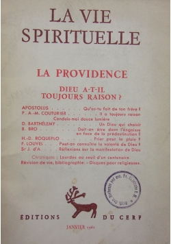 La Vie Spirituelle
