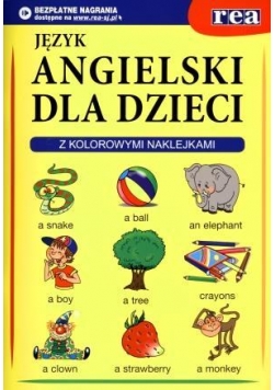 Angielski dla dzieci. Z kolorowymi naklejkami