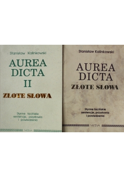 Aurea Dicta złote słowa tom 1 do 2