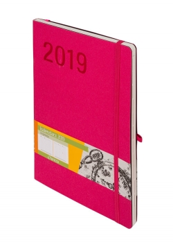 Impresja B5 Kalendarz tygodniowy 2019 różowy