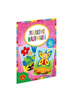 Piaskowe malowanki Wróżka, kwiaty