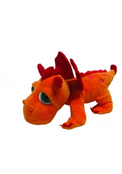 Średni pomarańczowy Smok 33cm SUKI