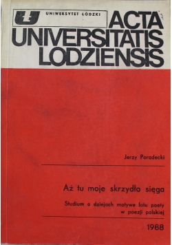 Acta Universitatis Lodziensis 1988
