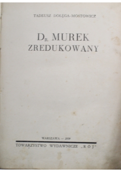 Dr Murek zredukowany 1939 r.