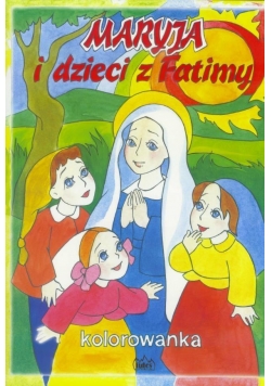 Maryja i dzieci z fatimy kolorowanka