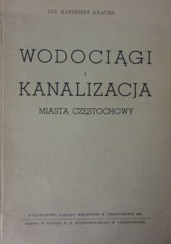Wodociągi i Kanalizacja ,1939