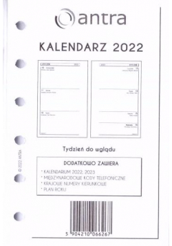Kalendarz 2022 wkład A6 KIESZ/TDW