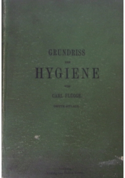 Grundriss der hygiene, 1912 r.
