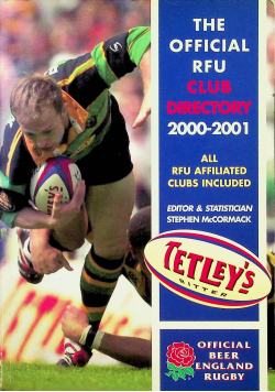 The Official RFU Club Directory 2000 - 2001