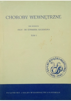 Choroby wewnętrzne Tom 1