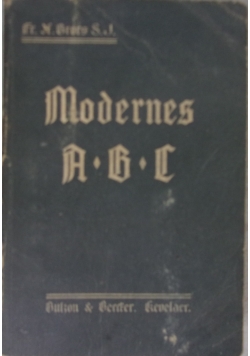 Modernes A.B.C,1920r.