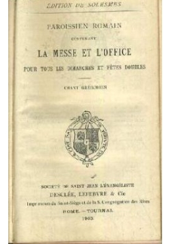Paroissien Romain, 1948 r.