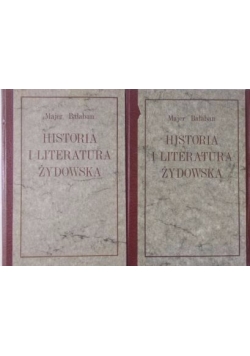 Historia i literatura Żydowska, Tom I-II, Reprint z 1925