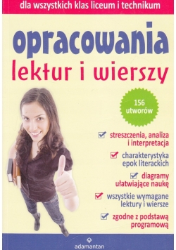Opracowania lektur i wierszy Adamantan