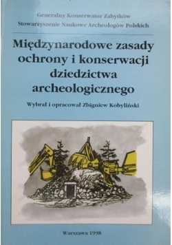 Międzynarodowe zasady ochrony i konserwacji dziedzictwa archeologicznego
