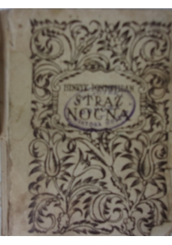 Straż nocna, 1924 r.