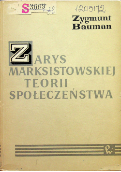 Zarys marksistowskiej teorii społeczeństwa