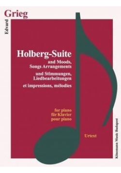 Grieg. Holberg Suite and Moods, Song Arrangements