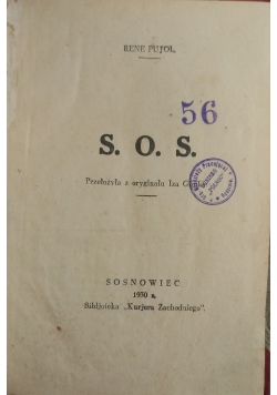 S.O.S, 1930r.