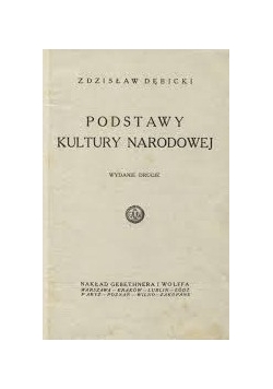 Podstawy Kultury Narodowej ,1925r.