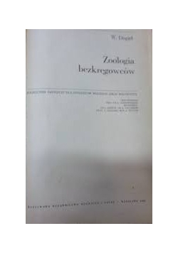 Zoologia bezkręgowców
