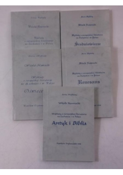 Wykłady o europejskiej literaturze na zachodzie i w Polsce 5 książek,  Autograf