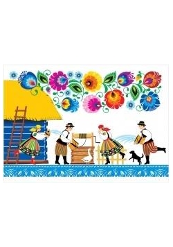 Pocztówka - Nr.13 Śmingus-dyngus FOLKSTAR