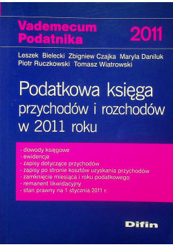 Podatkowa księga przychodów i rozchodów w 2011 roku