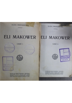 Eli Makower Część I i II ok 1912 r.