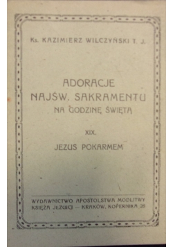 Adoracje Najśw. Sakramentu na godzinę świętą, XIX, 1949 r.