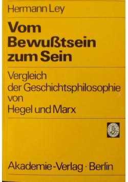 Vom Bewusstsein zum Sein