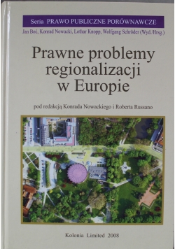 Prawne problemy regionalizacji w Europie