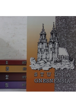 Studia Gnesnensia,zestaw 5 książek