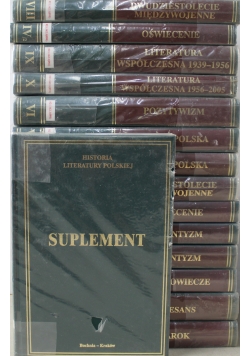 Historia literatury polskiej 14 tomów plus suplement