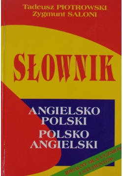 Słownik angielsko -polski, polsko-angielski