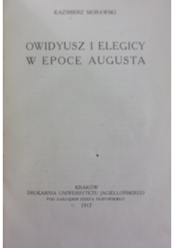Historya literatury rzymskiej , 1917r.