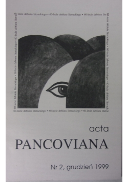 Acta pancoviana, tom II