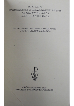 Opowiadania o Hanrahanie Rudym  1925 r