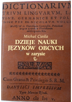 Dzieje nauki języków obcych w zarysie